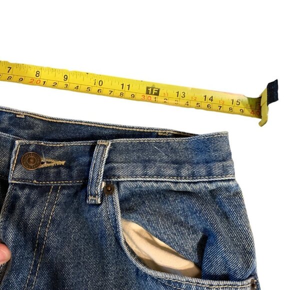 Vintage Orange Tab Levis Jeans Blue - Picture 14 of 14